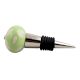 Light Green Ecthed Ceramic Wine Stopper